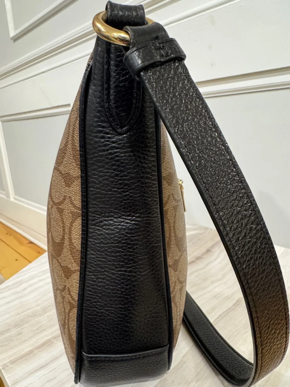 Coach Ellie File Bag in Signature Brown Crossbody Bag - Picture 5 of 17